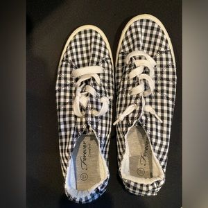 Plaid Sneakers Size 10